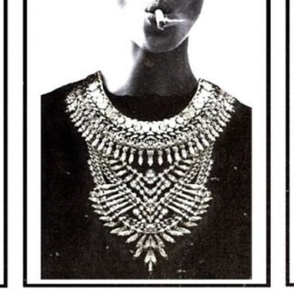 DYLANLEX Jewelry - DYLANLEX Statement Necklace | Crystal Bib | Couture Armor Style